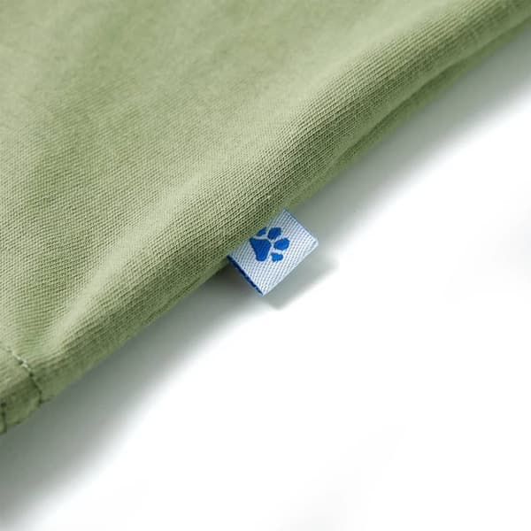 T-shirt med korta ärmar för barn ljus khaki 116 -  Toppar för barn