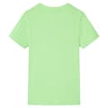 Miniatyrbild 3 av 8: T-shirt för barn neongrön 116 -  Toppar för barn