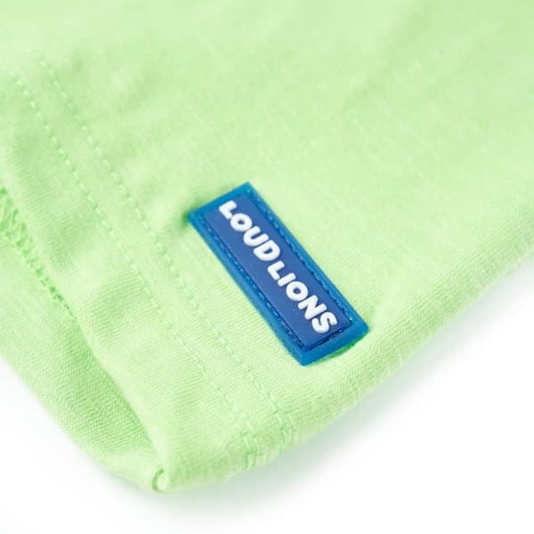 T-shirt för barn neongrön 116 - Toppar för barn