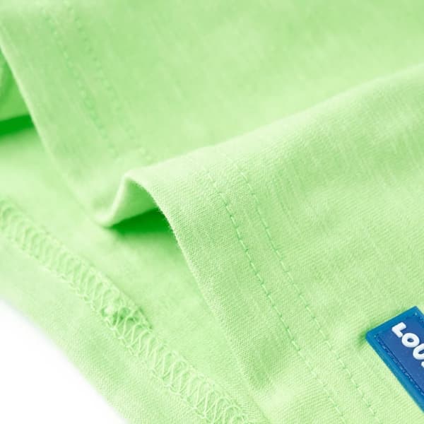 T-shirt för barn neongrön 116 - Toppar för barn