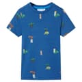 Miniatyrbild 1 av 8: T-shirt för barn mörkblå melerad 104 -  Toppar för barn