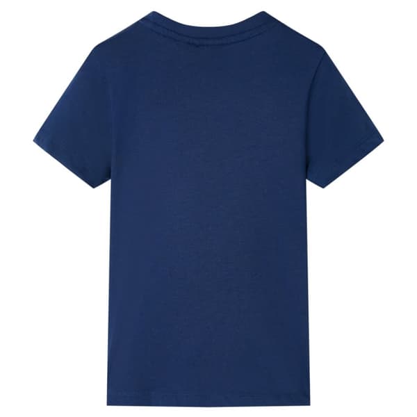 T-shirt med korta ärmar för barn mörkblå 104 - Toppar för barn