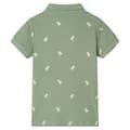 Miniatyrbillede 3 af 8: Poloshirt til børn str. 116 khakifarvet -  Toppe til børn