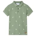 Miniatyrbillede 1 af 8: Poloshirt til børn str. 116 khakifarvet -  Toppe til børn