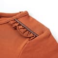 Miniatyrbillede 5 af 8: Langærmet T-shirt til børn str. 104 cognacfarvet -  Toppe til børn