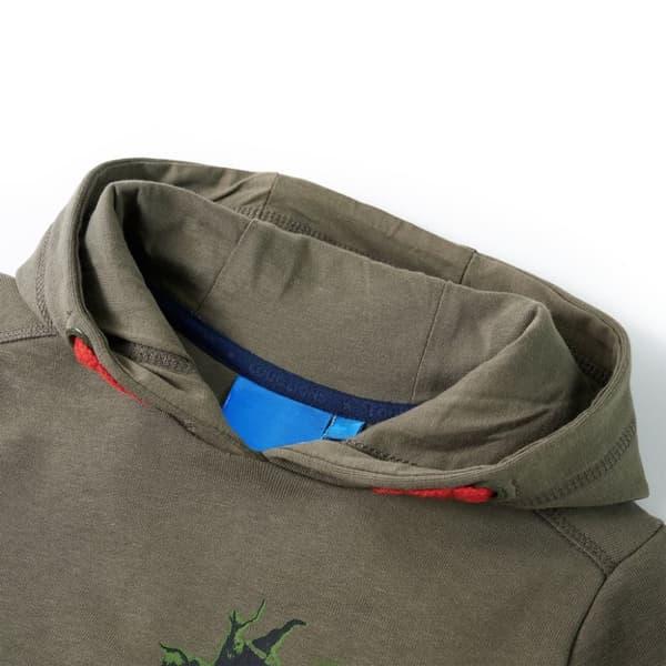 Tröja med huva för barn khaki 104 -  Toppar för barn