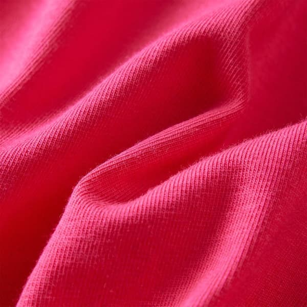 T-shirt med långa ärmar för barn stark rosa 116 -  Toppar för barn
