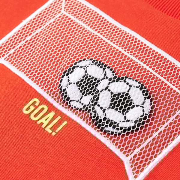 T-shirt med långa ärmar för barn stark orange 128 -  Toppar för barn