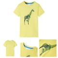 Miniatyrbild 1 av 8: T-shirt för barn gul 104 -  Toppar för barn