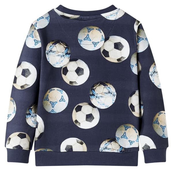 Sweatshirt til børn str. 116 marineblå - Toppe til børn