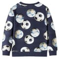 Miniatyrbillede 3 af 8: Sweatshirt til børn str. 116 marineblå -  Toppe til børn
