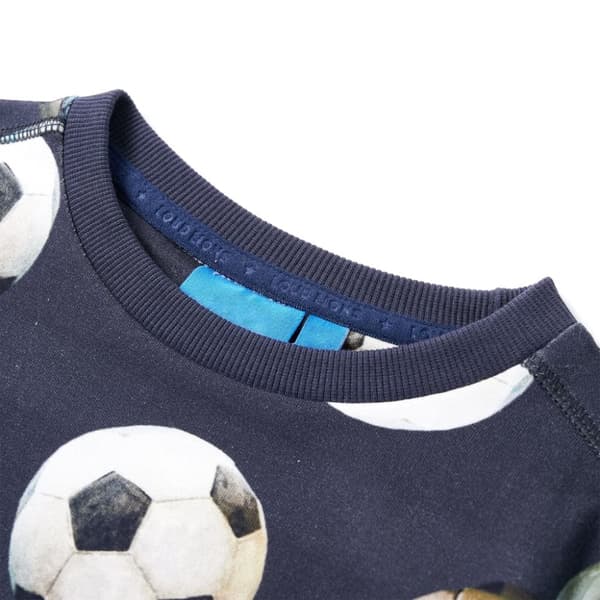 Sweatshirt til børn str. 116 marineblå - Toppe til børn