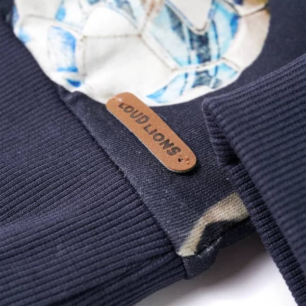 Sweatshirt til børn str. 116 marineblå - Toppe til børn
