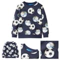 Miniatyrbillede 1 af 8: Sweatshirt til børn str. 116 marineblå -  Toppe til børn
