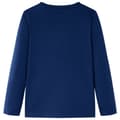 Miniatyrbild 3 av 8: T-shirt med långa ärmar för barn marinblå 116 -  Toppar för barn