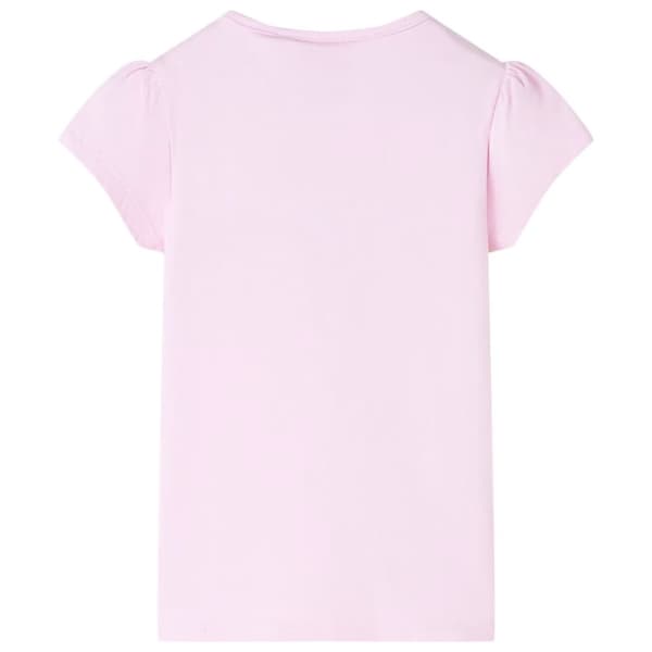 T-shirt för barn ljusrosa 128 - Toppar för barn