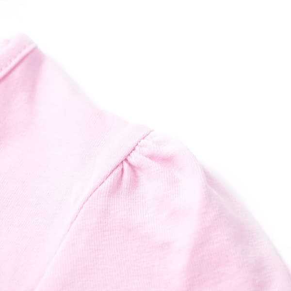 T-shirt för barn ljusrosa 128 - Toppar för barn