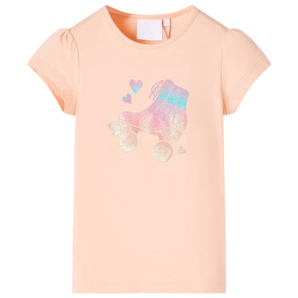 T-shirt för barn ljus orange 104 -  Toppar för barn