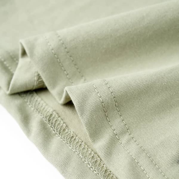 T-shirt med korta ärmar för barn ljus khaki 116 - Toppar för barn