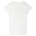 Miniatyrbillede 3 af 8: T-shirt til børn str. 128 ecrufarvet -  Toppe til børn