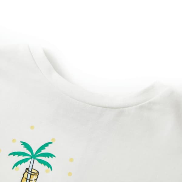 T-shirt til børn str. 128 ecrufarvet -  Toppe til børn