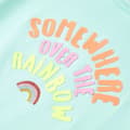 Miniatyrbillede 5 af 8: T-shirt til børn str. 104 akvamarinblå -  Toppe til børn