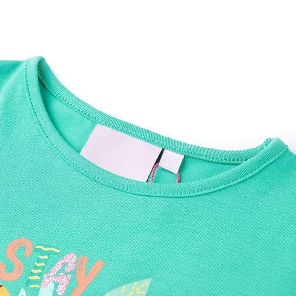 T-shirt för barn mintgrön 104 - Toppar för barn