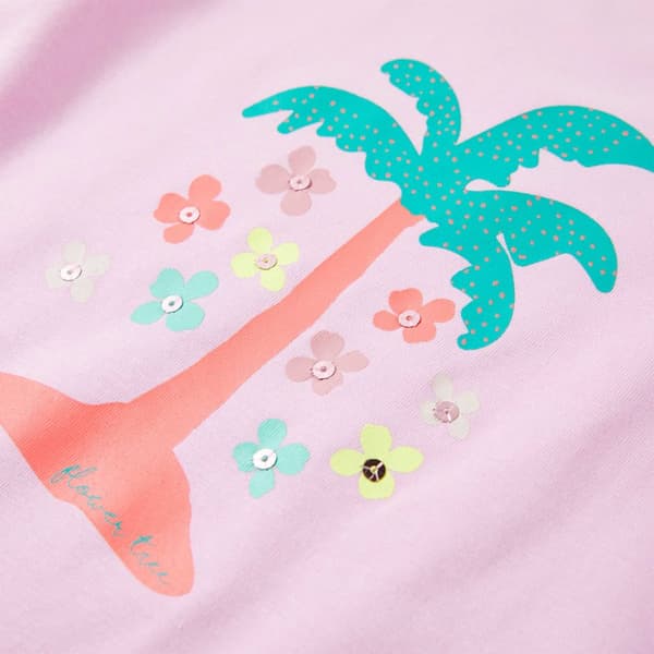 T-shirt för barn lila 104 - Toppar för barn