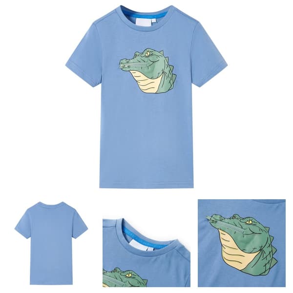 T-shirt för barn mellanblå 128 -  Toppar för barn