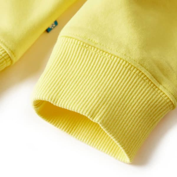 Sweatshirt til børn str. 104 lysegul - Toppe til børn