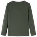 Miniatyrbild 3 av 8: T-shirt med långa ärmar för barn khaki 116 -  Toppar för barn
