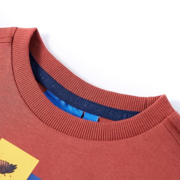 T-shirt med långa ärmar för barn henna 116 -  Toppar för barn