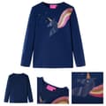 Miniatyrbild 1 av 8: T-shirt med långa ärmar för barn marinblå 104 -  Toppar för barn