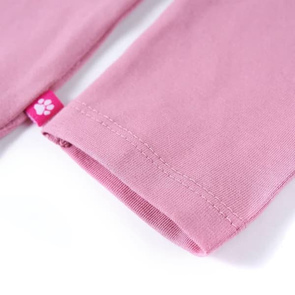 T-shirt med långa ärmar för barn ljus rosa 116 - Toppar för barn