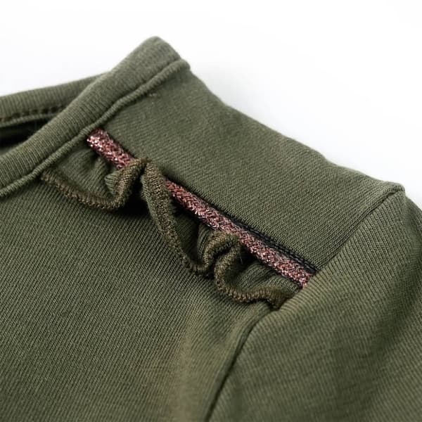 T-shirt med långa ärmar för barn khaki 128 -  Toppar för barn
