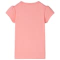 Miniatyrbild 3 av 8: T-shirt för barn ljus korall 104 -  Toppar för barn