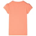 Miniatyrbild 3 av 8: T-shirt med formade ärmar för barn neon orange 128 -  Toppar för barn