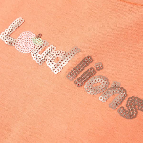 T-shirt med formade ärmar för barn neon orange 128 - Toppar för barn