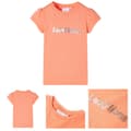 Miniatyrbild 1 av 8: T-shirt med formade ärmar för barn neon orange 128 -  Toppar för barn
