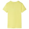 Miniatyrbillede 3 af 8: T-shirt til børn str. 116 gul -  Toppe til børn