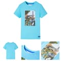 Miniatyrbild 1 av 8: T-shirt för barn aqua 116 -  Toppar för barn