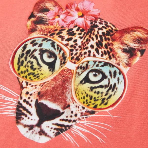 T-shirt för barn korall 116 - Toppar för barn