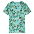 Miniatyrbild 3 av 8: T-shirt för barn grönmelerad 128 -  Toppar för barn