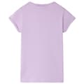 Miniatyrbild 3 av 8: T-shirt för barn ljus lila 116 -  Toppar för barn