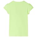 Miniatyrbillede 3 af 8: T-shirt til børn str. 128 neongul -  Toppe til børn