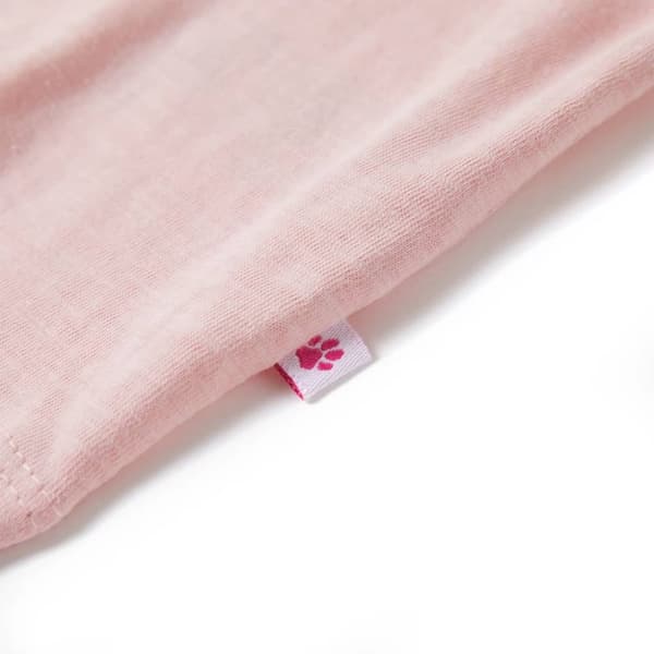 Lasten T-paita vaalea pinkki 128 -  Lasten Yläosat