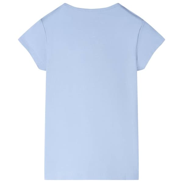 T-shirt för barn ljusblå 116 - Toppar för barn