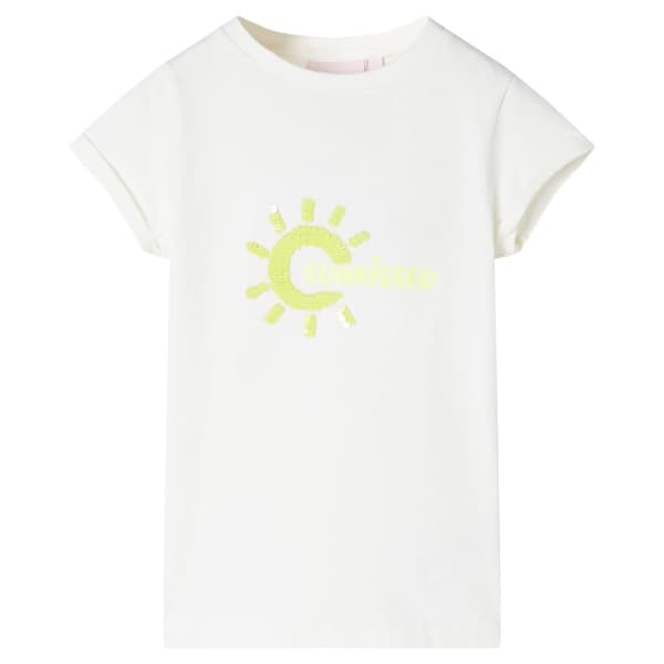 T-shirt för barn ecru 116 -  Toppar för barn