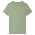 Miniatyrbild 3 av 8: T-shirt med korta ärmar för barn ljus khaki 128 -  Toppar för barn