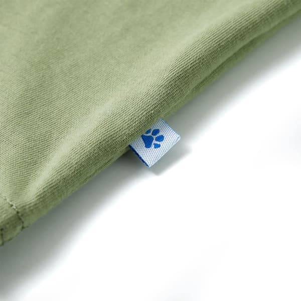 T-shirt med korta ärmar för barn ljus khaki 128 -  Toppar för barn